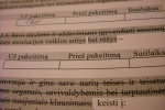 Balsavimo biuleteni del istatu pakeitimo sudare 11 A4 formato lapu.