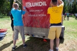 Priekaba pakrauta - beliko užtempti tentą 