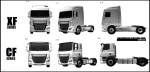 Naujojo DAF CF palyginimas su XF