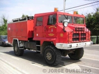 Pegasus 4x4 3045, tarnaujantis Chichono gaisrinei, Ispanijoje.