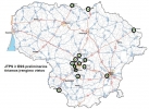 Planuojamos patikros vartų įrengimo vietos
